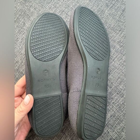 ROTHY'S ROUNDED TOE PURPLE FLATS SIZE 9.5 - Picture 6 of 9